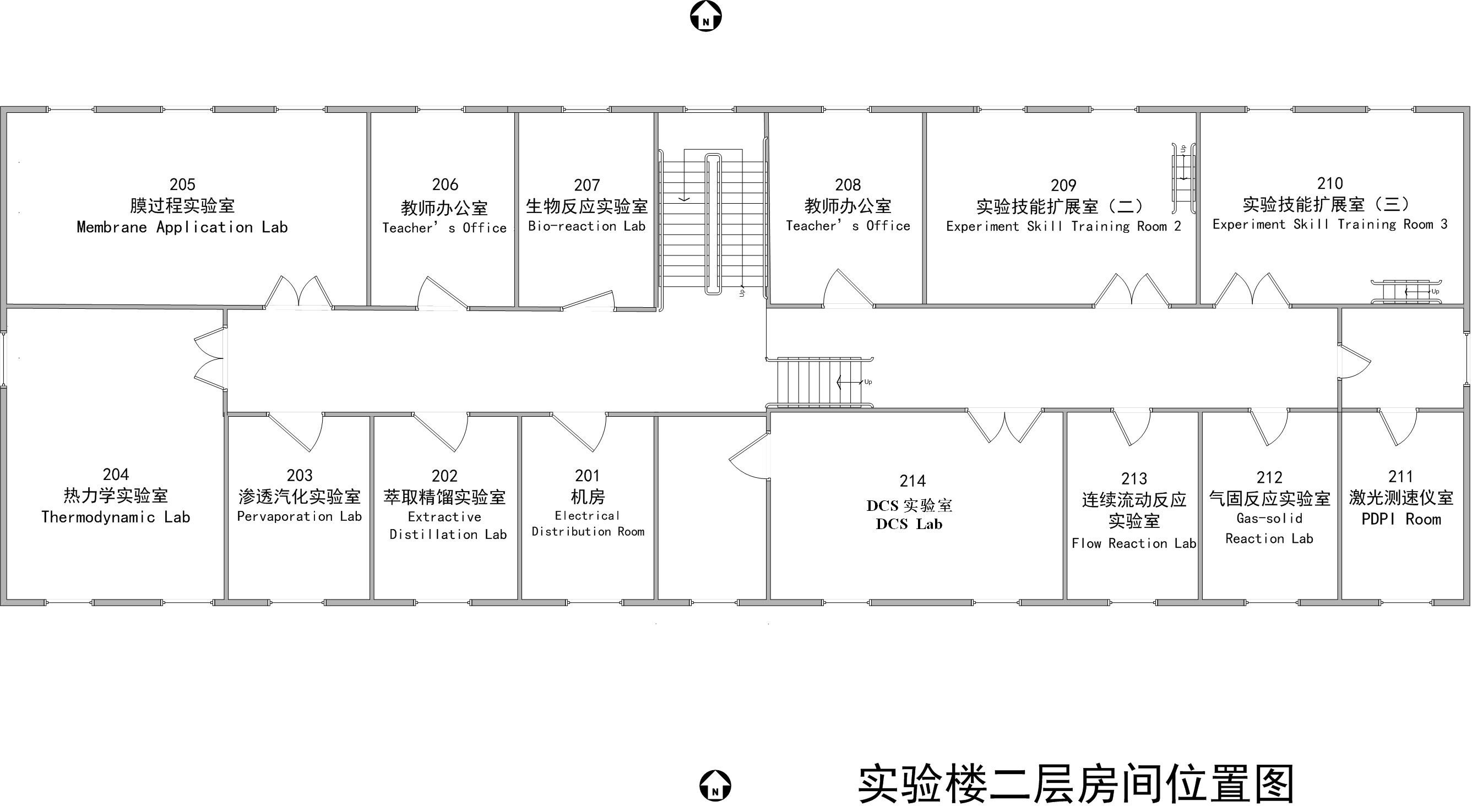 小楼二层平面图